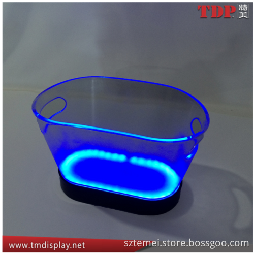 cheap large clear led illuminated lighted champagne wine wholesale belvedere vodka bottle custom plastic acrylic led ice bucket